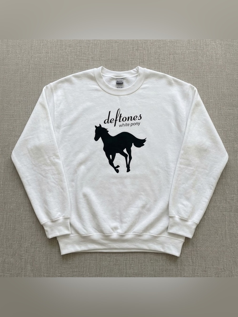 Deftones White Pony Graphic Sweatshirt, Rock Band Music Tour T-Shirt